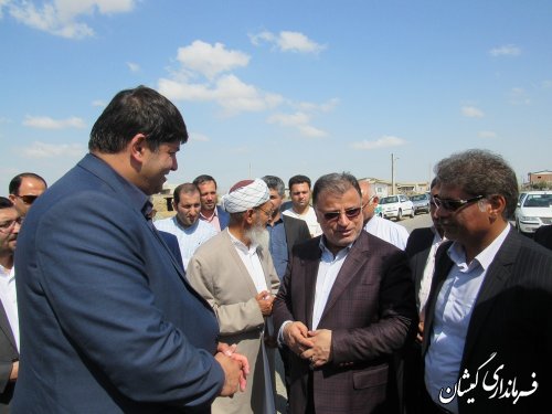 محور دسترسی سیمین شهر به آلتین تخماق به بهره برداری رسید
