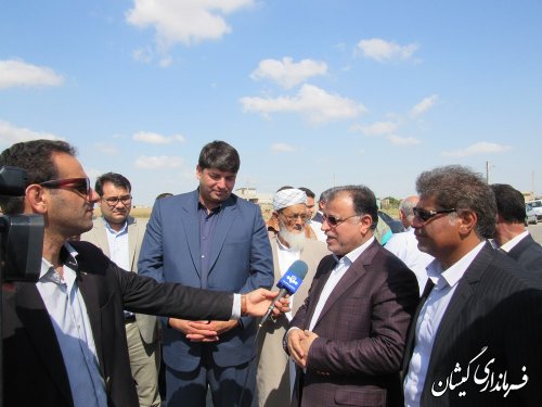 محور دسترسی سیمین شهر به آلتین تخماق به بهره برداری رسید