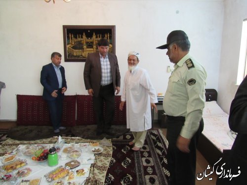 دیدار فرماندار گمیشان به مناسبت عید سعید قربان با ائمه جمعه و جماعات شهرستان