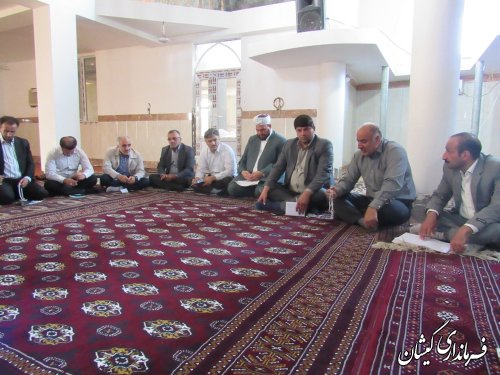 بازدید کاروان امید و اقدام شهرستان از روستای خواجه نفس بخش مرکزی گمیشان