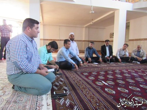 بازدید کاروان امید و اقدام شهرستان از روستای خواجه نفس بخش مرکزی گمیشان