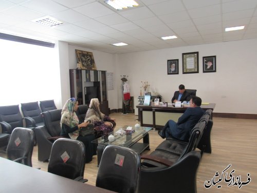 ملاقات عمومی فرماندار گمیشان با مردم برگزار شد