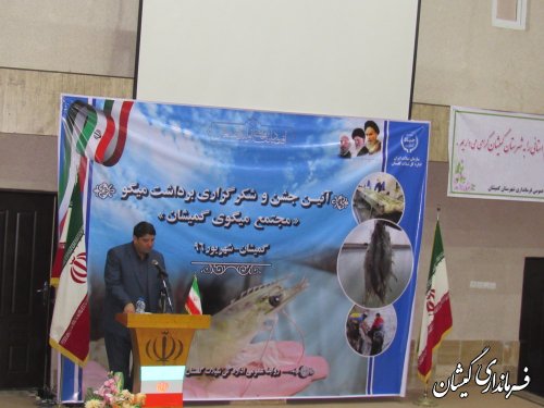 جشن آغاز برداشت میگو در شهرستان گمیشان برگزار شد