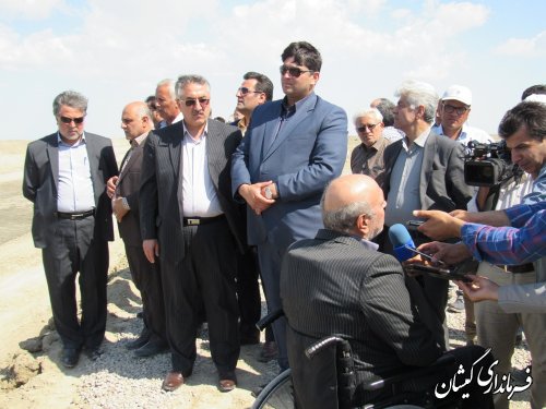 کانال های آبرسان اصلی سایت میگوی گمیشان افتتاح شد