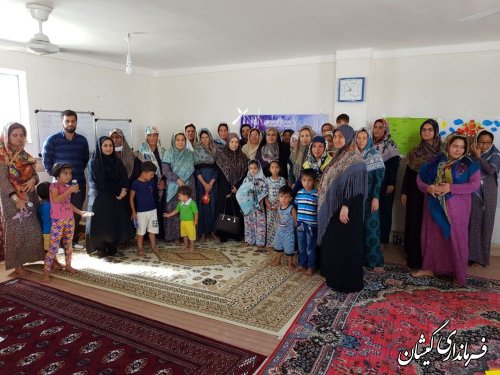 بازدید مدیر کل بانوان و خانواده استانداری از طرح توان افزایی بانوان شهرستان گمیشان