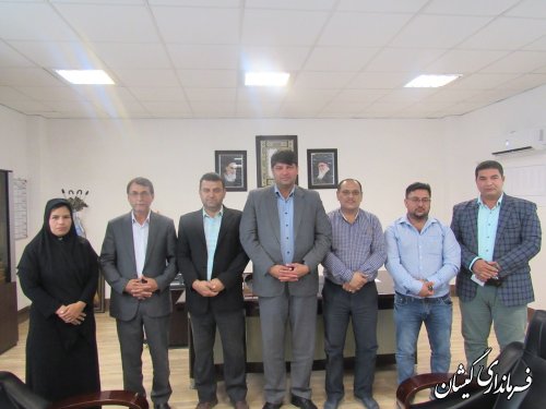 جلسه انتخاب هیات رئیسه شورای اسلامی شهرستان گمیشان