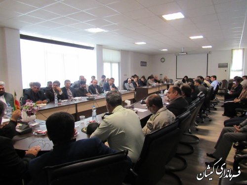 پنجمین جلسه شورای اداری شهرستان گمیشان برگزار شد