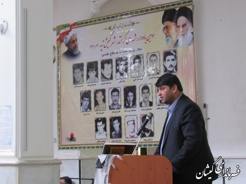 یادواره شهدا کار فرهنگی بزرگ و ارزشمند است