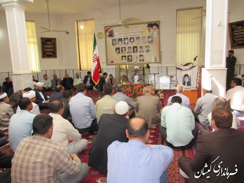محفل انس با قرآن با حضور قاریان برجسته استان در شهرستان گمیشان برگزار شد