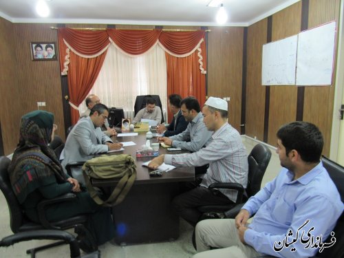 نشست هماهنگی اجرای طرح توانمند سازی سالمندان شهرستان گمیشان برگزار شد