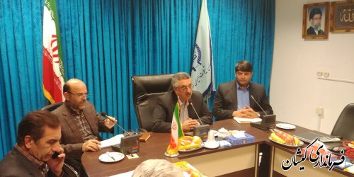 جلسه بررسی مشکلات شرکت های تعاونی پره شهرستان گمیشان برگزار شد