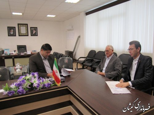 ملاقات عمومی فرماندار گمیشان با مردم شهرستان برگزار شد