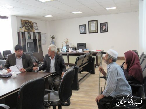 ملاقات عمومی فرماندار گمیشان با مردم شهرستان برگزار شد