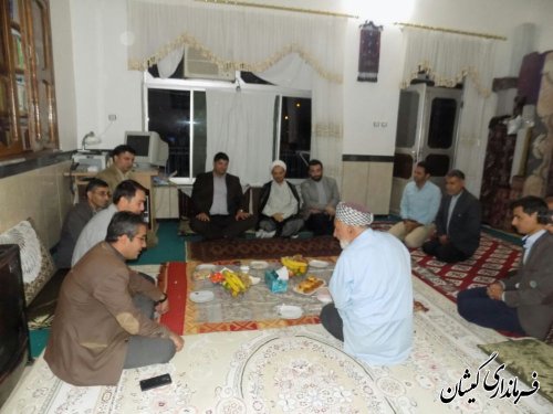 دیدار فرماندار گمیشان و مدیر کل فرهنگ و ارشاد اسلامی استان با هنرمندان شهرستان