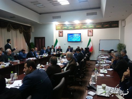 حضور فرماندار گمیشان در جلسه کارگروه آمایش سرزمین، آمار، محیط زیست و توسعه پایدار
