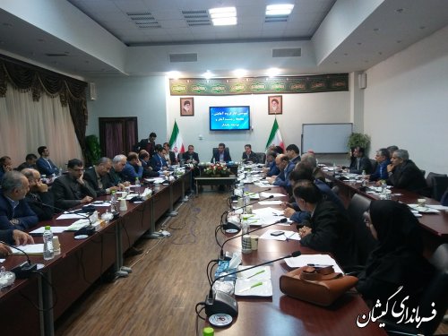 حضور فرماندار گمیشان در جلسه کارگروه آمایش سرزمین، آمار، محیط زیست و توسعه پایدار
