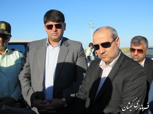 بازدید استاندار گلستان از شهرک صنعتی (تخصصی شیلات) گمیشان