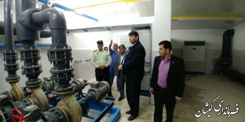 با راه اندازی آب شیرین کن شهرستان بخش عمده ای از مشکلات آب شرب رفع خواهد شد