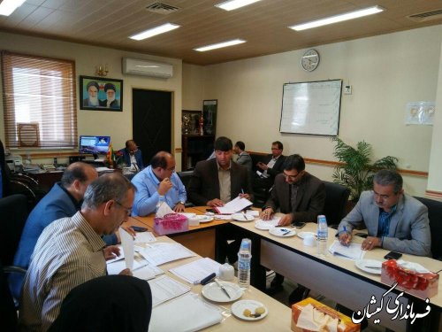 حضور فرماندار گمیشان در جلسه کمیته تصویب طرح های هادی روستایی