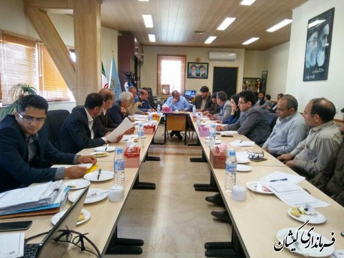 حضور فرماندار گمیشان در جلسه کمیته تصویب طرح های هادی روستایی
