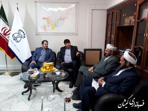 دیدار فرماندار گمیشان با مدیرکل اداره ثبت اسناد و املاک استان
