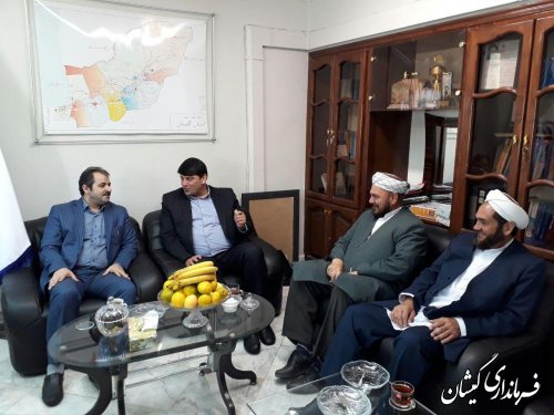 دیدار فرماندار گمیشان با مدیرکل اداره ثبت اسناد و املاک استان