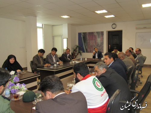 جلسه هماهنگی استقبال از پیکر مطهر سرباز شهید مهدی کلته