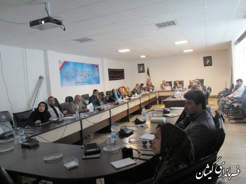 ششمین جلسه کارگروه تخصصی فرهنگی و اجتماعی شهرستان گمیشان برگزار شد