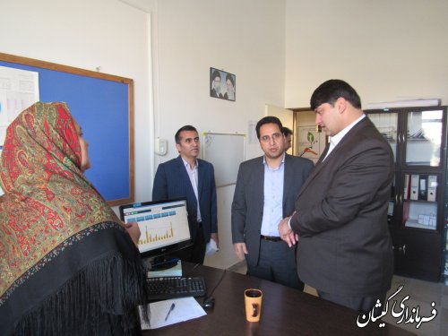 بازدید فرماندار گمیشان از شبکه بهداشت و درمان شهرستان