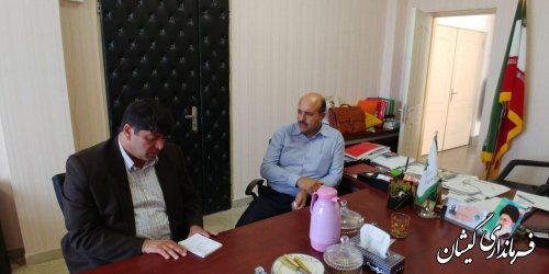 دیدار فرماندار گمیشان با مدیرکل مدیریت بحران استانداری