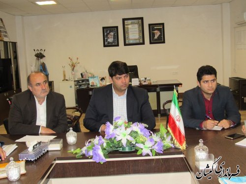 جلسه بررسی روند ساخت و ساز در سایت میگو گمیشان برگزار شد
