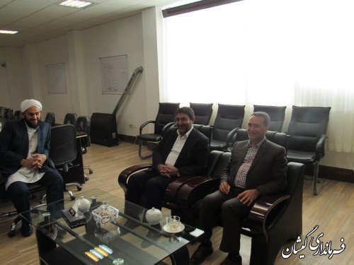 دیدار مدیریت شعب بانک سپه استان با فرماندار گمیشان