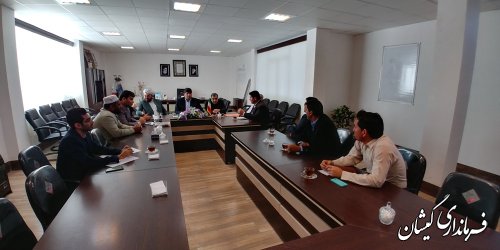 جلسه رسیدگی به وضعیت مدرسه شهید احمد مختوم روستای خواجه نفس برگزار شد