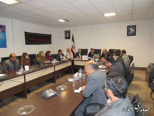 جلسه گروه کاری اشتغال بانوان شهرستان گمیشان برگزار شد