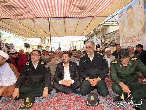یادواره شهید آبروی محله شهرستان ویژه سرباز شهید مهدی کلته برگزار شد