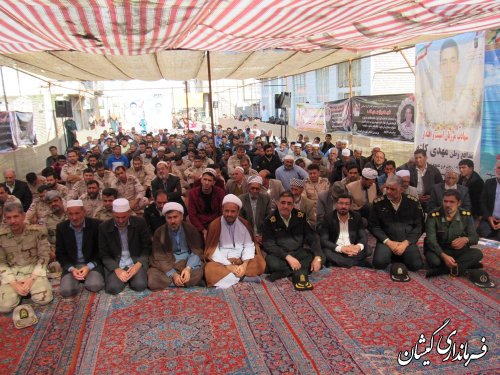 یادواره شهید آبروی محله شهرستان ویژه سرباز شهید مهدی کلته برگزار شد