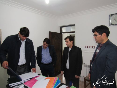 بازدید فرماندار گمیشان از اداره منابع طبیعی و آبخیزداری شهرستان