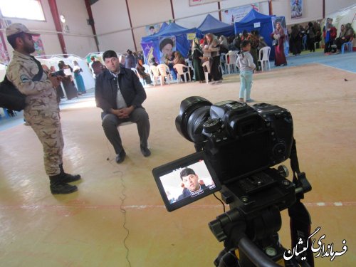 بازدید فرماندار گمیشان از بیمارستان صحرایی شهرستان