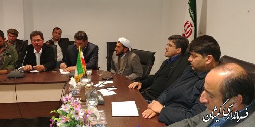 جلسه دهیاران و شوراهای اسلامی بخش مرکزی شهرستان گمیشان برگزار شد