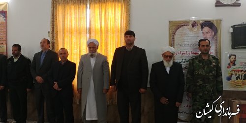مراسم یادواره شهدای روستای بصیرآباد شهرستان گمیشان برگزار شد