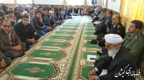 مراسم یادواره شهدای روستای بصیرآباد شهرستان گمیشان برگزار شد