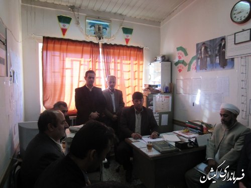 بازدید فرماندار گمیشان از مدارس روستاهای نوار مرزی شهرستان