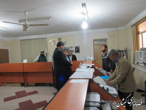 بازدید فرماندار گمیشان از شهرداری گمیش تپه