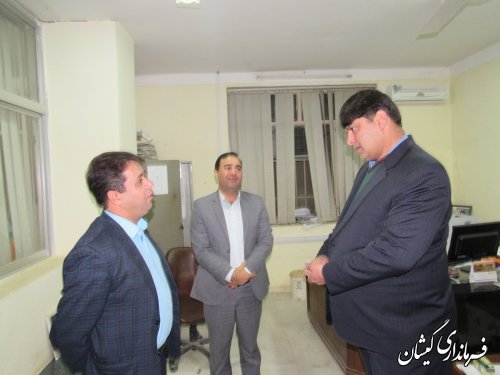 بازدید فرماندار گمیشان از شهرداری گمیش تپه