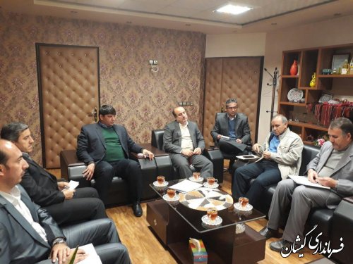 دیدار فرماندار گمیشان با مدیر صندوق کار آفرینی امید استان