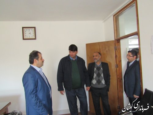 جلسه بررسی و تعیین مکان استقرار اداره ثبت اسناد و املاک شهرستان گمیشان