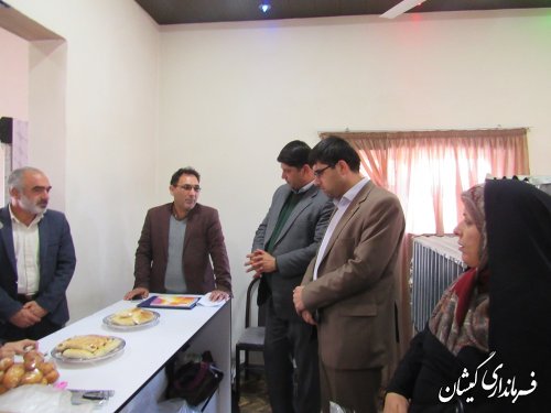 بازدیدفرماندارگمیشان ومدیر کل امور بانوان وخانواده ازکارگاه پخت و پز غذاهای سنتی