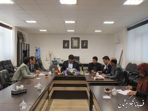 نشست اعضای شورای شهر گمیش تپه با فرماندار گمیشان