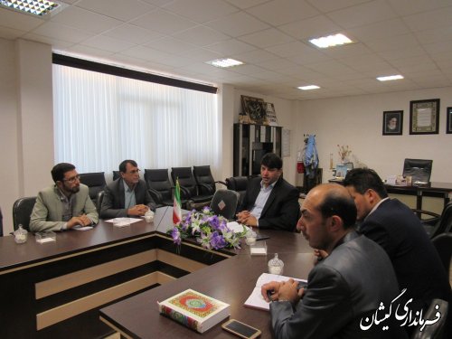 نشست اعضای شورای شهر گمیش تپه با فرماندار گمیشان