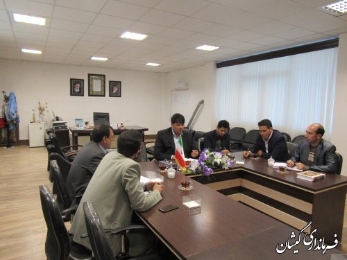 نشست اعضای شورای شهر گمیش تپه با فرماندار گمیشان